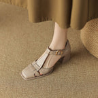 BELLIORA | SQUARE TOE SUMMER SANDALS