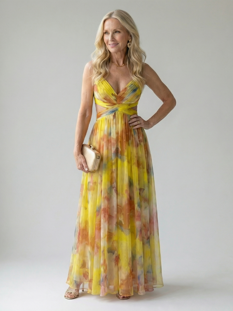 Charlotte| Soft Wrap Maxi Dress