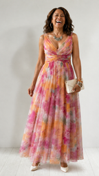 Charlotte| Soft Wrap Maxi Dress