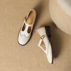 YSOLENNE | ELEGANT T-BAR MARY JANES
